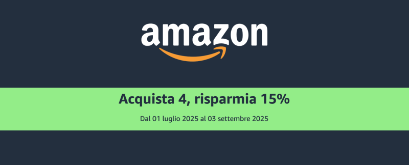 Offerta Amazon: -15% sui libri scolastici