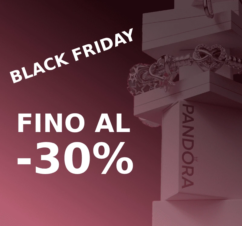 Pandora Black Friday sconti fino al 30%