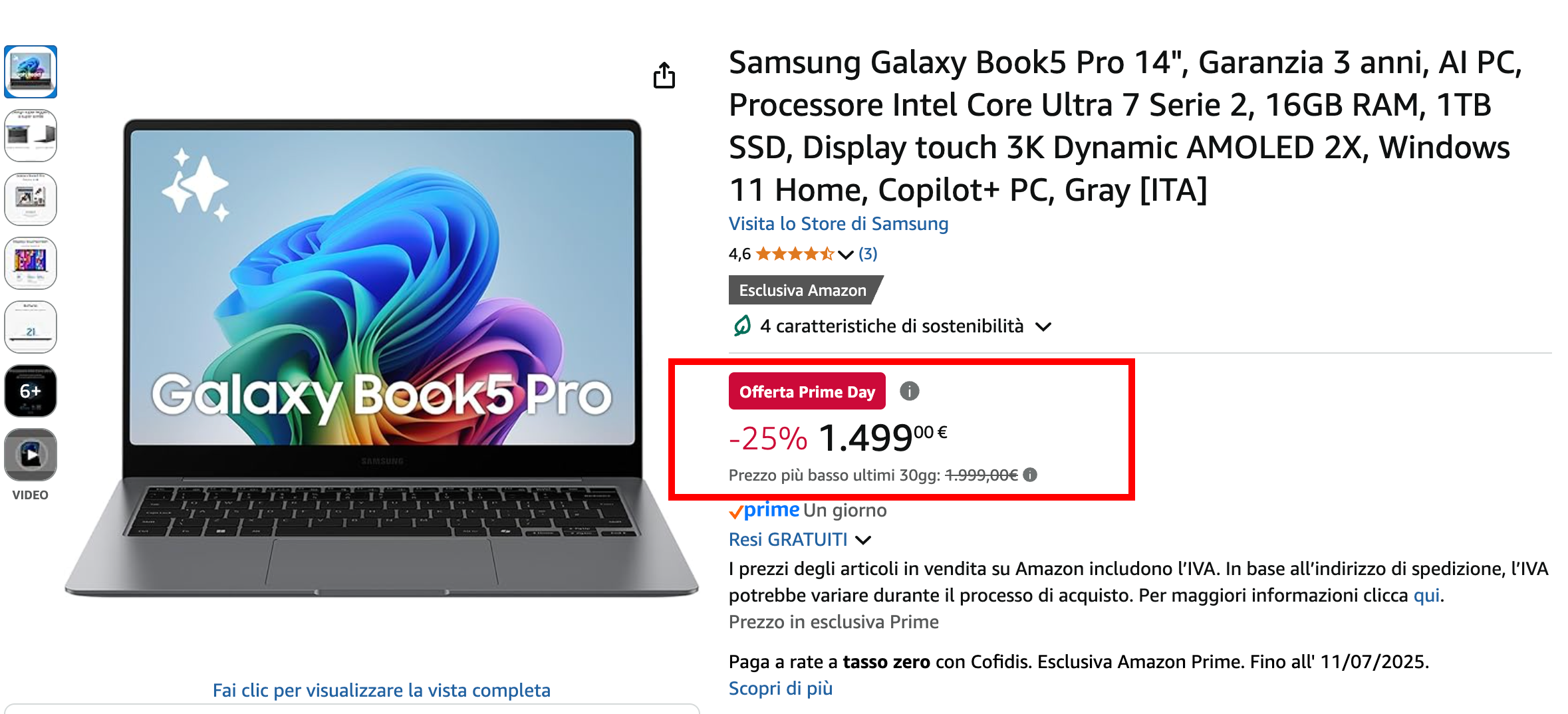 Dettaglio Offerta